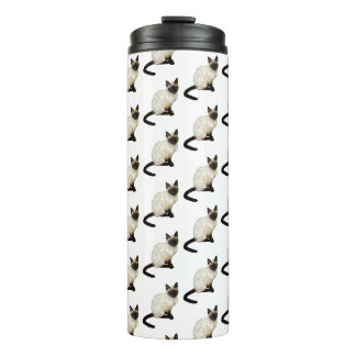 Siamese Cat Thermal Tumbler