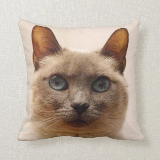 Siamese Cat Throw Pillow