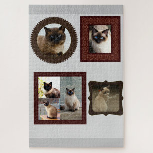 Siamese chat famille cadeau puzzle puzzle 1000 plu