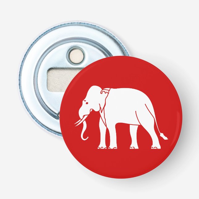 Siamese Elephant Bottle Opener (Front)