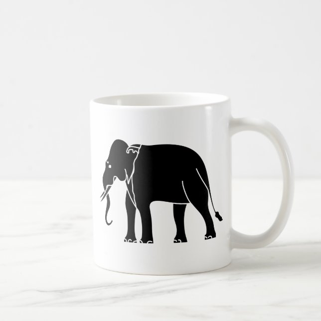Siamese Elephant Coffee Mug (Right)