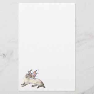 Siamese Fairy Cat - Fantasy Stationery