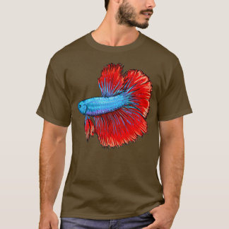 Siamese fighting fish ornamental fish fish gift 6 T-Shirt