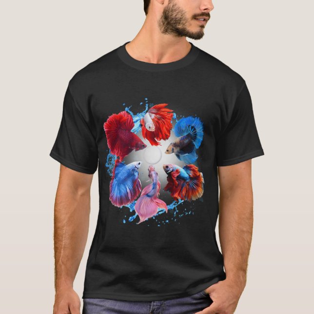 Siamese Fighting Fish T-Shirt (Front)