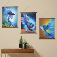 Siamese Fish Hanging Tapestry