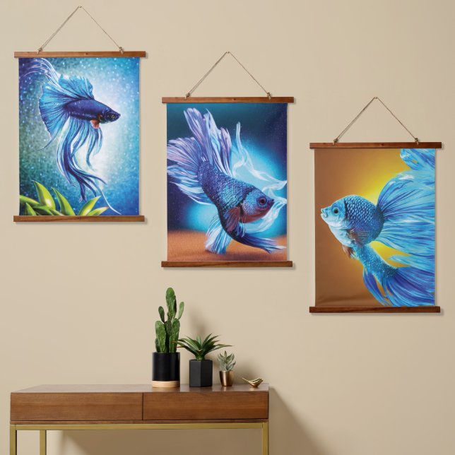 Siamese Fish Hanging Tapestry (Asymmetrical)