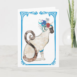 Siamese Greeting Card