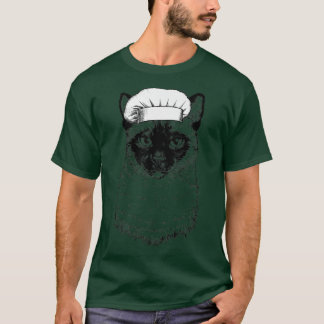 Siamese Meezer Mese Cat Cook Chef Funny Cooking T-Shirt