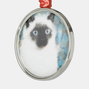 Siamese Metal Ornament