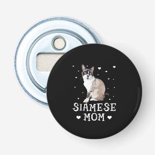 Siamese Mom Cute Siamese Siamese Lover Bottle Opener