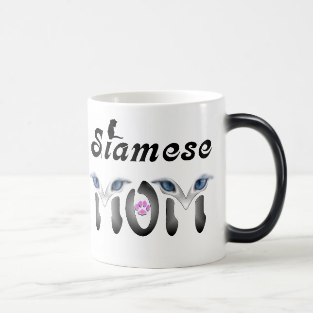 Siamese Mom Gifts Magic Mug (Right)