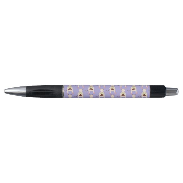 Siamese Rat with Birthday Cake Patterned Pen (Front)