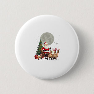 Siamese Reindeer Christmas Siamese Cat Lover Gifts 2 Inch Round Button