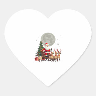 Siamese Reindeer Christmas Siamese Cat Lover Gifts Heart Sticker