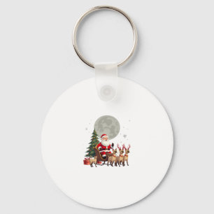 Siamese Reindeer Christmas Siamese Cat Lover Gifts Keychain