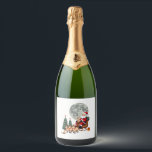 Siamese Reindeer Christmas Siamese Cat Lover Gifts Sparkling Wine Label<br><div class="desc">Siamese Reindeer Christmas Siamese Cat Lover Gifts Men Women Kids (2)</div>