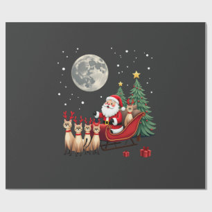 Siamese Reindeer Christmas Siamese Cat Lover Gifts Wrapping Paper