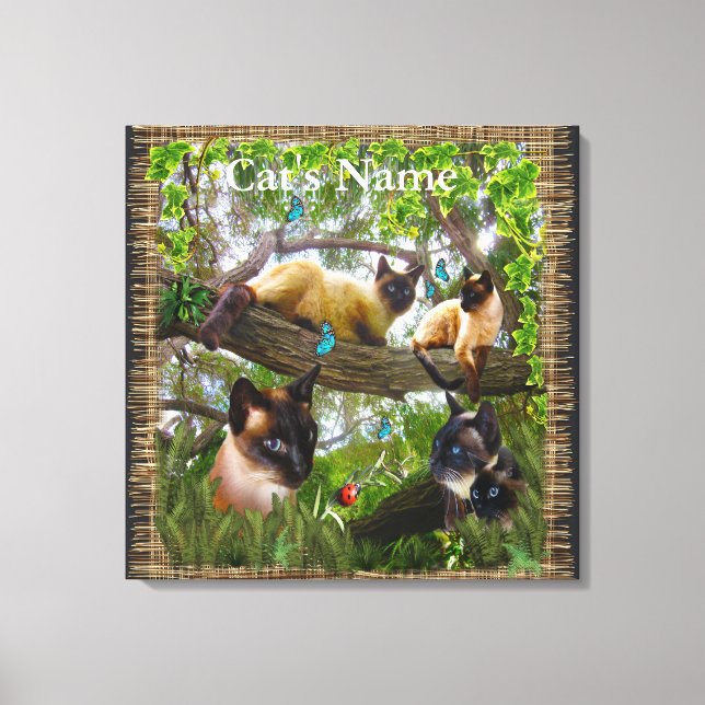 Siamese Sophie Canvas Print (Front)