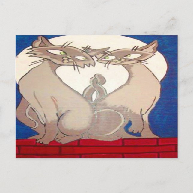 Siamese Style Postcards (Front)