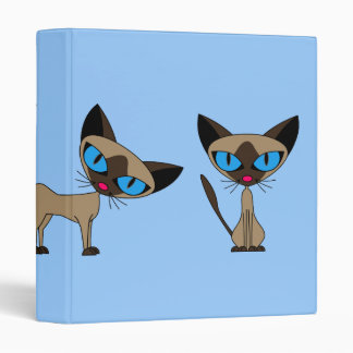 Siamese Times Three Binder  - Customizable!