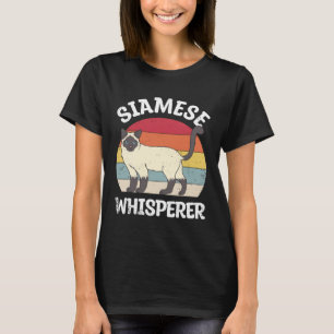 Siamese Whisperer Cat Pet Animals Cats Owner Grap T-Shirt