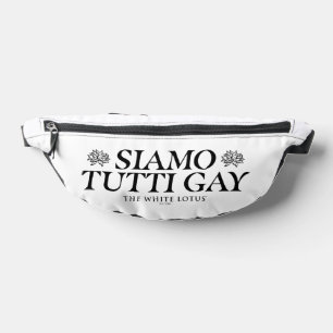 Siamo Tutti Gay - The White Lotus Fanny Pack