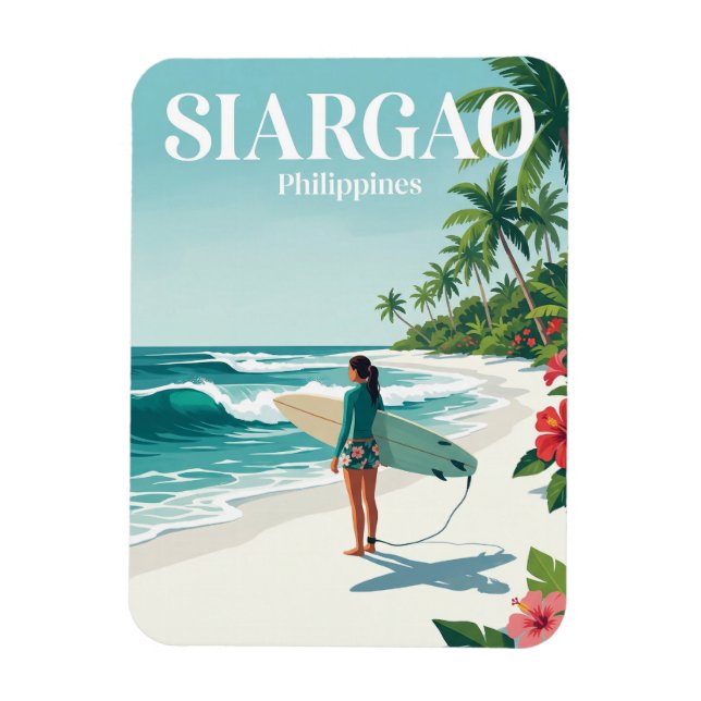 Siargao Philippines Magnet (Vertical)