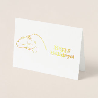 Siats Foil Happy Holidays Card