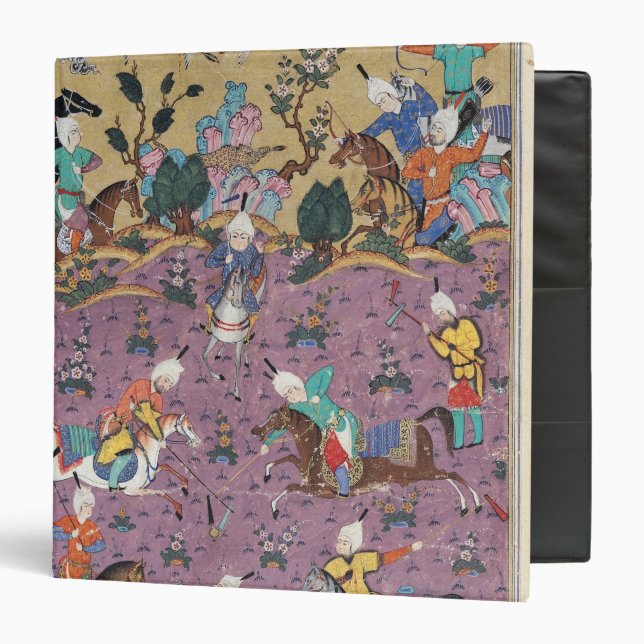Siavosh Playing Polo with Afrasiab Binder (Front/Inside)