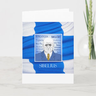 SIBELIUS greetings card