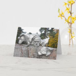 Sibelius monument, Helsinki, Finland Card