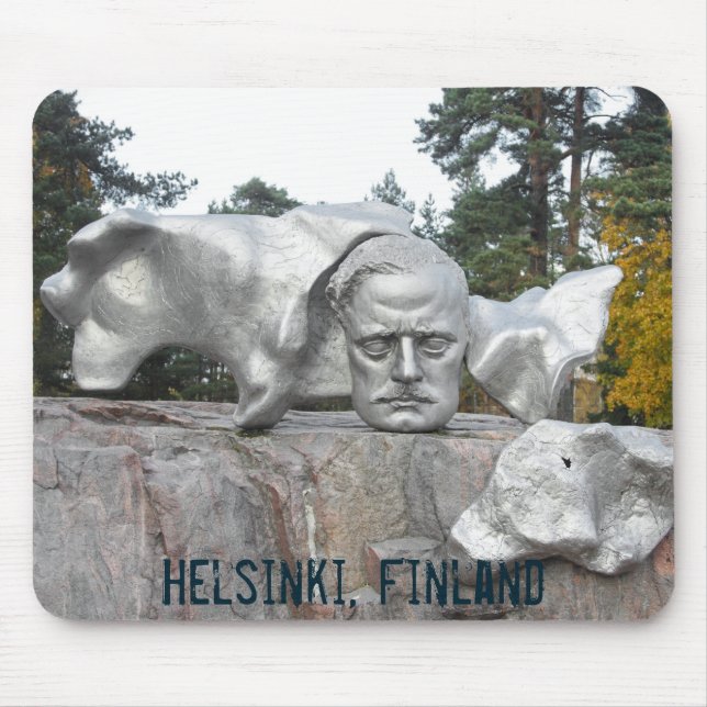 Sibelius monument, Helsinki, Finland Mouse Pad (Front)