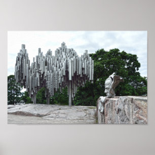 Sibelius Monument, Helsinki, Finland Poster