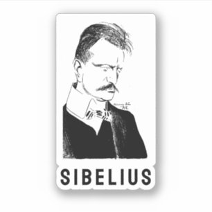 Sibelius: sketch by Albert Engström (1904)