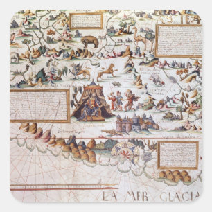 Siberia Square Sticker