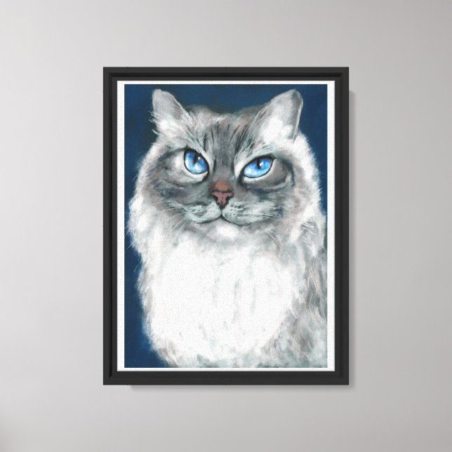 Siberian Cat Canvas  Print (Front)