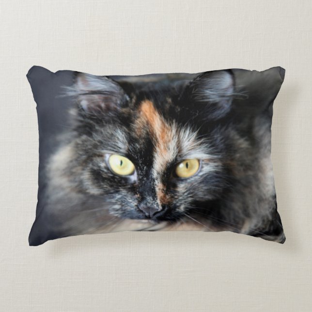 Siberian Cat Decorative Pillow (Front)