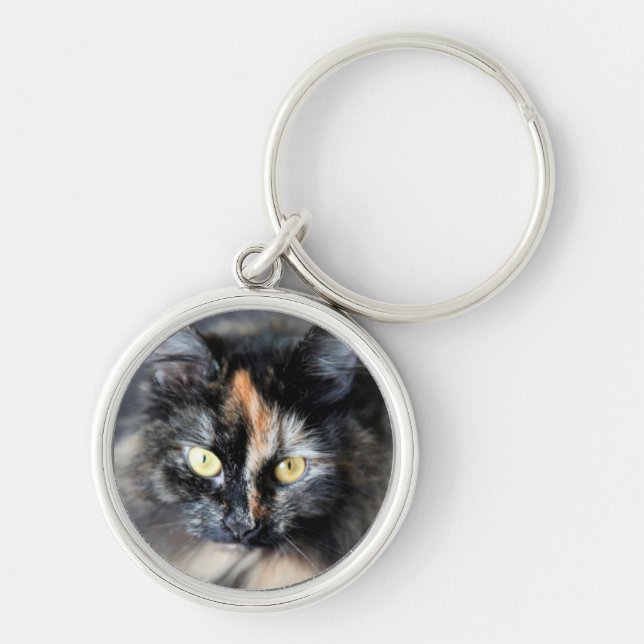 Siberian Cat Keychain (Front)