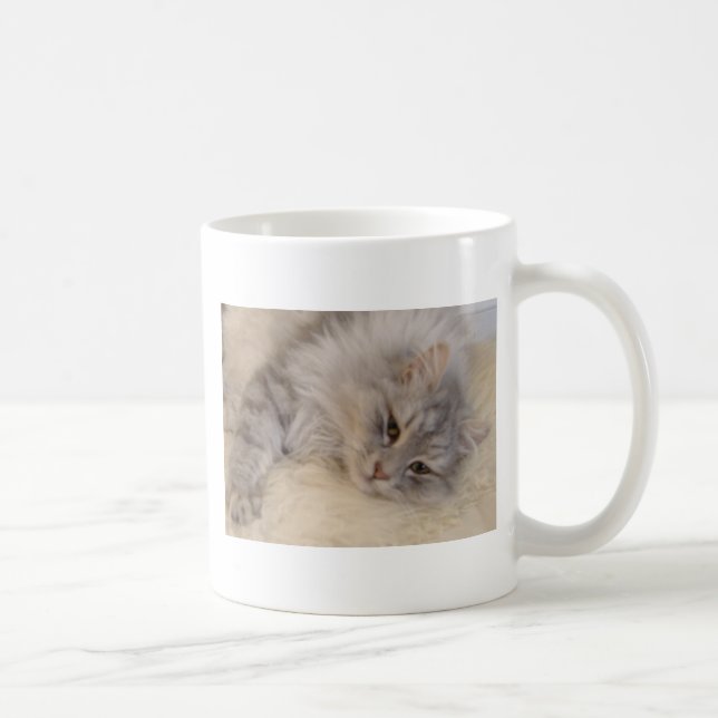 Siberian Cat Mug (Right)