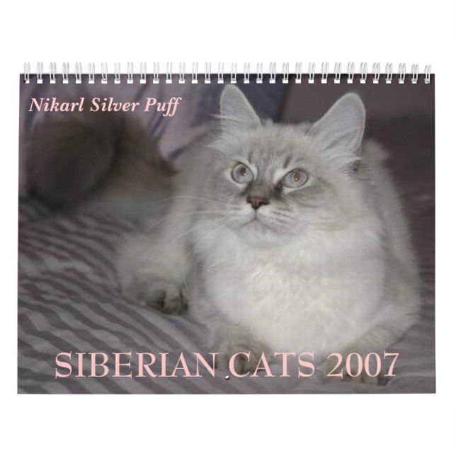 SIBERIAN CATS 2007 Calendar... Calendar (Cover)