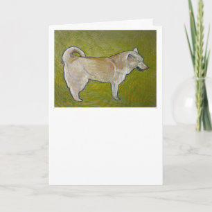 Siberian Huskie Greeting Card
