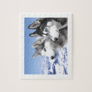 Siberian Huskies Jigsaw Puzzle