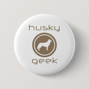 Siberian Husky 2 Inch Round Button