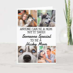 Siberian Husky ...Best Maman Carte de la fête des 