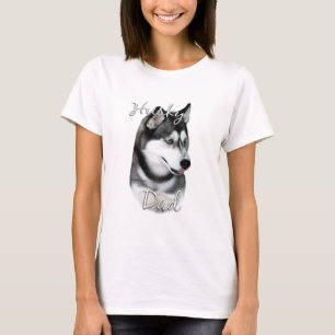 Siberian Husky (blk) Dad 2 T-Shirt