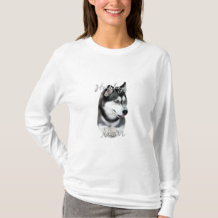 Siberian Husky (blk) Mom 2 T-Shirt