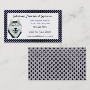 Siberian Husky Business Card