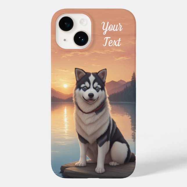Siberian Husky by Lake Case-Mate iPhone Case (Back)