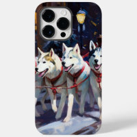 Siberian Husky Christmas Festive Season