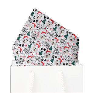 Siberian Husky Christmas Tissue Paper